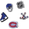 Paquete de 5 colgantes Jibbitz™ de los Montreal Canadiens® de la NHL® Paquete de 5 colgantes Jibbitz™ de los Montreal Canadiens® de la NHL®