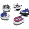 Paquete de 5 colgantes Jibbitz™ de los Montreal Canadiens® de la NHL® Paquete de 5 colgantes Jibbitz™ de los Montreal Canadiens® de la NHL®