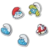 Paquete de 5 colgantes Jibbitz de los Pitufos