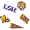 Paquete de 5 colgantes Jibbitz™ de LSU