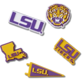Paquete de 5 colgantes Jibbitz™ de LSU