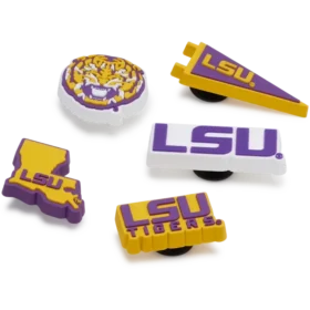 Paquete de 5 colgantes Jibbitz™ de LSU