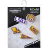 Paquete de 5 colgantes Jibbitz™ de LSU