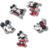Paquete de 5 colgantes Jibbitz de Mickey y Minnie de PVC Paquete de 5 colgantes Jibbitz de Mickey y Minnie de PVC