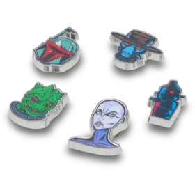 Paquete de 5 colgantes Jibbitz™ de personajes de Star Wars™