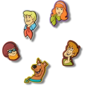 Paquete de 5 colgantes Jibbitz de Scooby Doo!