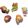 Paquete de 5 colgantes Jibbitz de Scooby Doo!