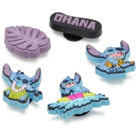 Paquete de 5 colgantes Jibbitz de Stitch Tropical