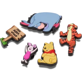 Paquete de 5 colgantes Jibbitz de Winnie the Pooh