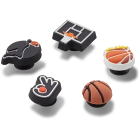 Paquete de 5 colgantes Jibbitz del equipo de baloncesto