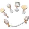 Paquete de 5 colgantes Jibbitz «Elevated Pearl»