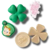 Paquete de 5 colgantes Jibbitz Lucky Charms