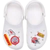 Paquete de 5 colgantes Jibbitz para zapatos de los Kansas City Chiefs de la NFL