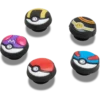Paquete de 5 colgantes Jibbitz «Poke Ball»