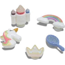 Paquete de 5 colgantes Jibbitz «Pretty Princess»