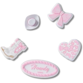 Paquete de 5 colgantes Jibbitz «Rodeo Cowgirl»