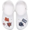 Paquete de 5 colgantes para zapatos Jibbitz de los Chicago Bears de la NFL