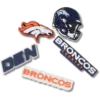 Paquete de 5 colgantes para zapatos Jibbitz™ de los Denver Broncos de la NFL