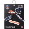 Paquete de 5 colgantes para zapatos Jibbitz™ de los Denver Broncos de la NFL