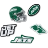 Paquete de 5 colgantes para zapatos Jibbitz de los New York Jets de la NFL