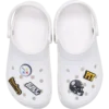 Paquete de 5 colgantes para zapatos Jibbitz de los Pittsburgh Steelers de la NFL