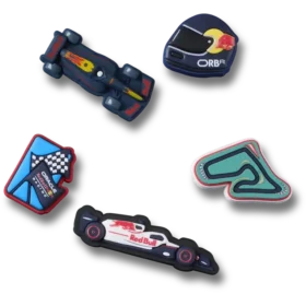 Paquete de 5 colgantes para zapatos Jibbitz™ de Oracle Red Bull Racing