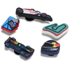 Paquete de 5 colgantes para zapatos Jibbitz™ de Oracle Red Bull Racing