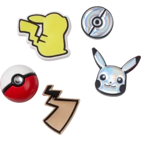 Paquete de 5 colgantes para zapatos Jibbitz™ de Pokémon en relieve
