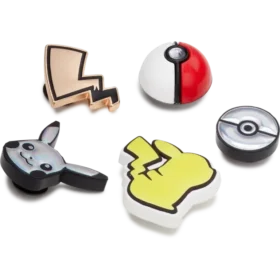 Paquete de 5 colgantes para zapatos Jibbitz™ de Pokémon en relieve
