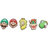 Paquete de 5 colgantes para zapatos Jibbitz™ de Super Mario™