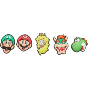 Paquete de 5 colgantes para zapatos Jibbitz™ de Super Mario™
