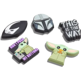 Paquete de 5 colgantes para zapatos Jibbitz™ de «The Mandalorian» de Disney Paquete de 5 colgantes para zapatos Jibbitz™ de «The Mandalorian» de Disney