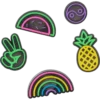 Paquete de 5 colgantes para zapatos Jibbitz «Lights up Fun» Paquete de 5 colgantes para zapatos Jibbitz «Lights up Fun»