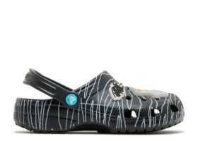 Ron English x Classic Clog para niños «Party Animals – Zebra Black»