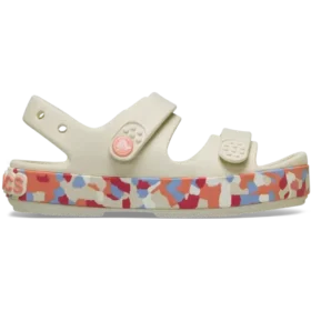Sandalia Crocband™ Cruiser Glow Confetti Band para niños pequeños