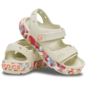 Sandalia Crocband™ Cruiser Glow Confetti Band para niños pequeños