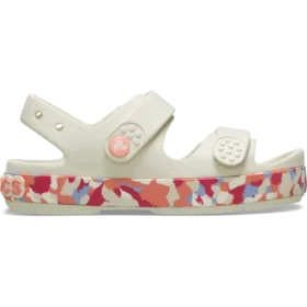 Sandalia Crocband™ Cruiser Glow Confetti para niños.