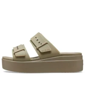 Sandalia de cuña baja Brooklyn Low Wedge «Beige»