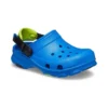 Sandalias azules de tacón bajo