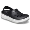Sandalias Band Full Force con suela gruesa, negro y blanco, unisex