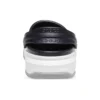 Sandalias Band Full Force con suela gruesa, negro y blanco, unisex