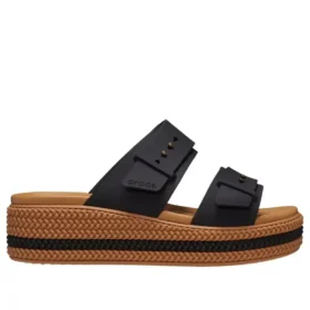 Sandalias Brooklyn Woven Buckle «Negro Marrón»