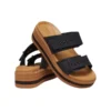 Sandalias Brooklyn Woven Buckle «Negro Marrón»
