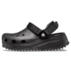 Sandalias casuales Classic Hiker unisex, color negro