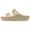 Sandalias Classic Cozzzy Glitter «Multi Gold»
