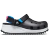 Sandalias Classic Hiker Clog Sports en negro, azul y rojo «Negro, azul y rojo»