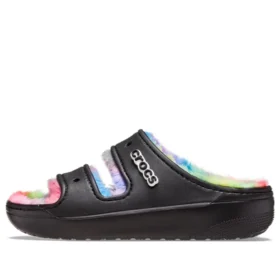 Sandalias clásicas Cozzzy teñidas con spray «Black Multi»