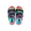Sandalias clásicas Cozzzy teñidas con spray «Black Multi»