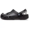 Sandalias clásicas unisex de estilo casual en negro «Feel The Positivity»
