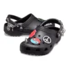 Sandalias clásicas unisex de estilo casual en negro «Feel The Positivity»